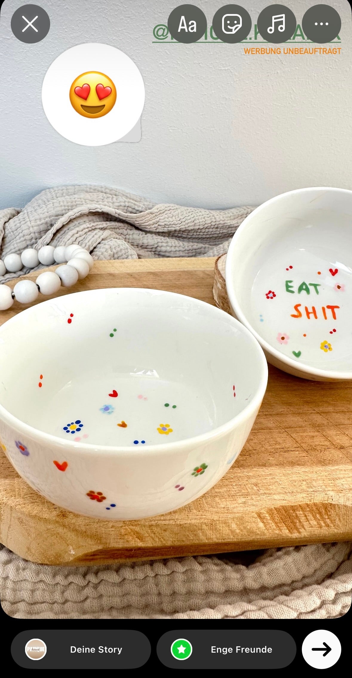 DIY-Kreativset: 2er-Set Snackschüsseln