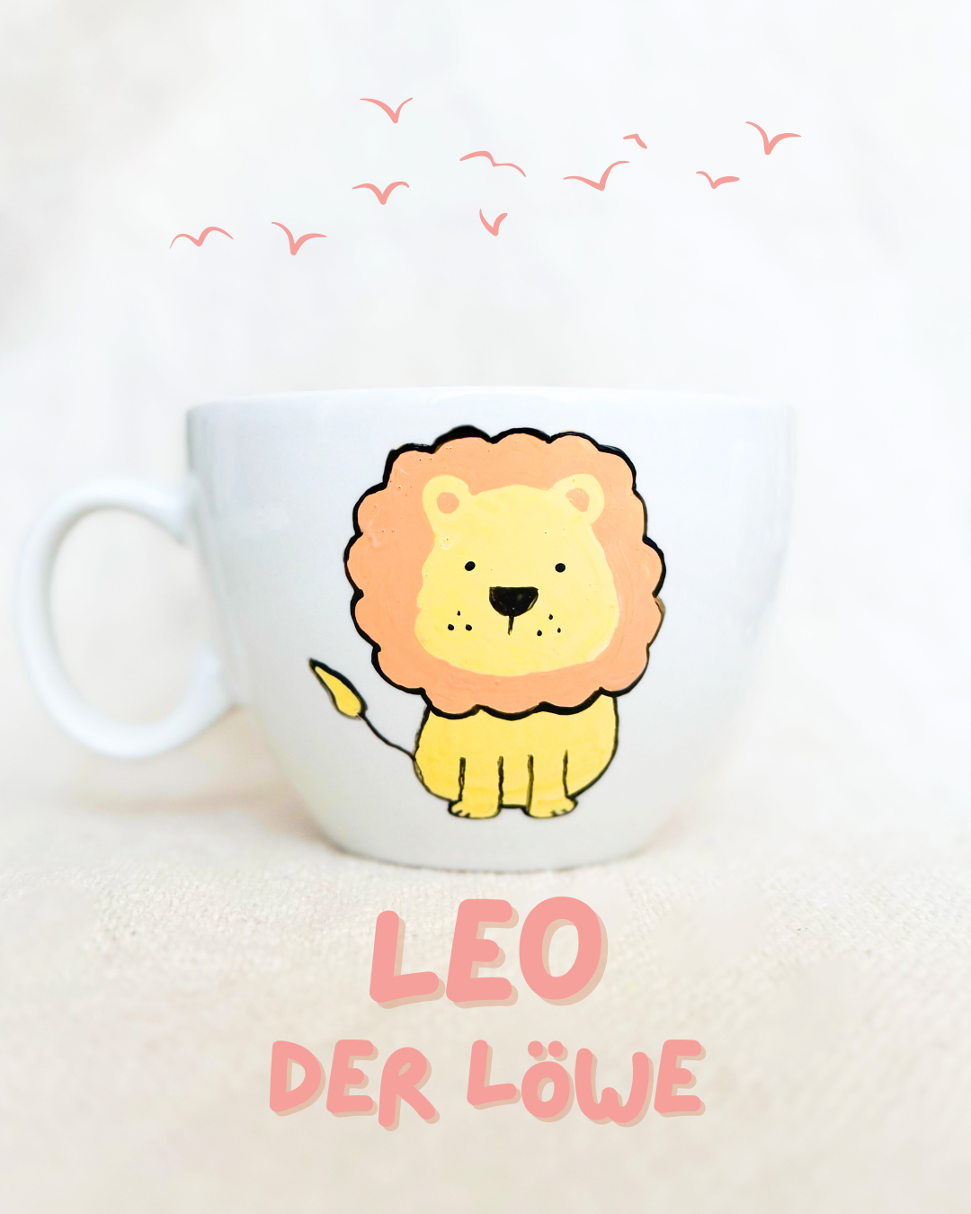 DIY-Malkeramik-Set: Cappuccino Tasse